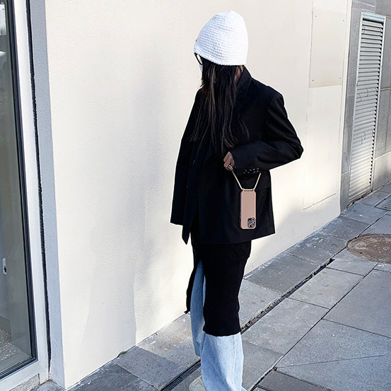 beige shoulder strap iPhonecase