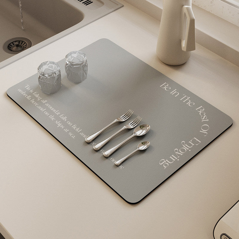 2design water absorption sink mat