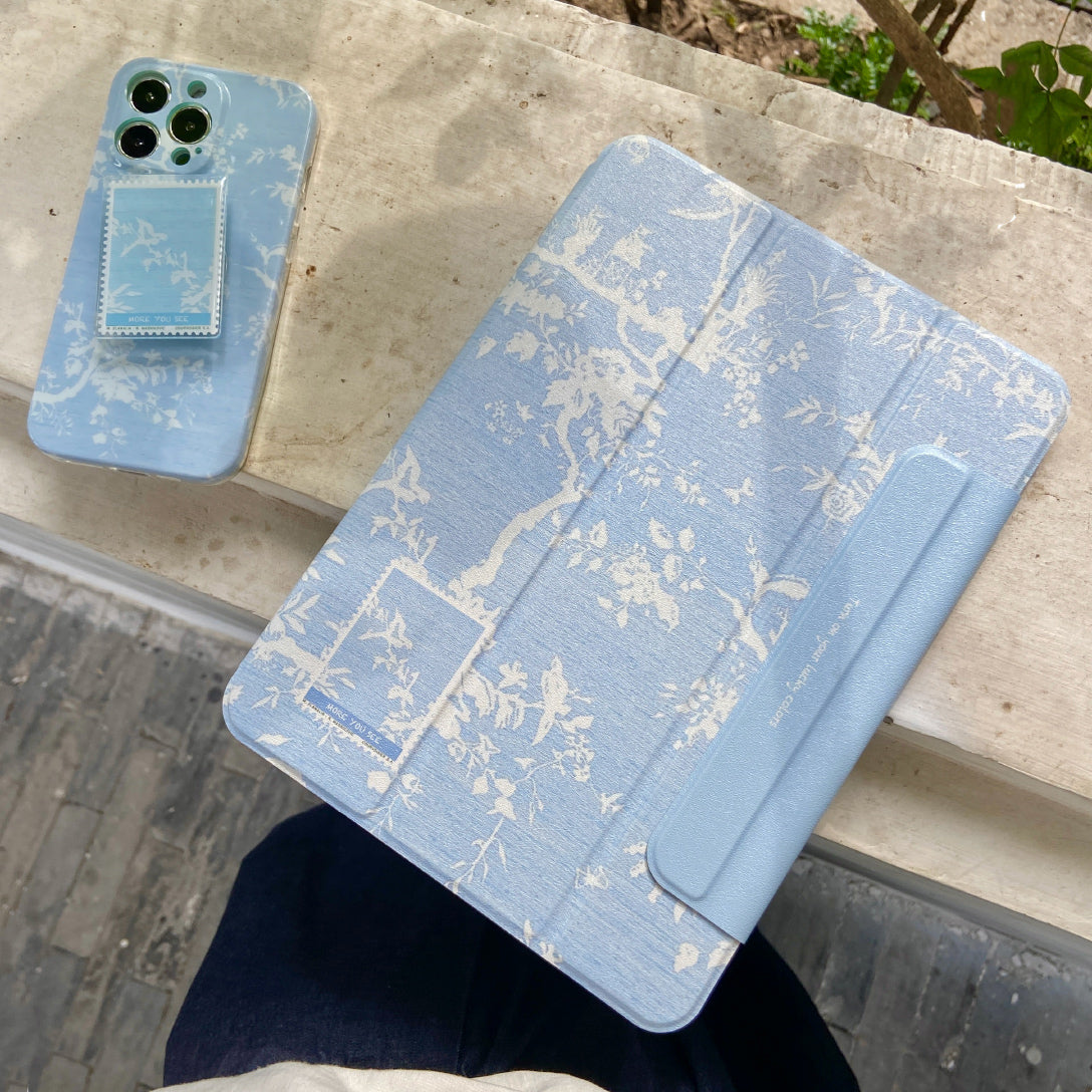 sky blue iPad case