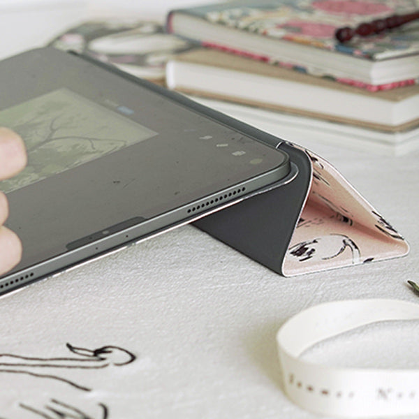 swan shadow iPad case