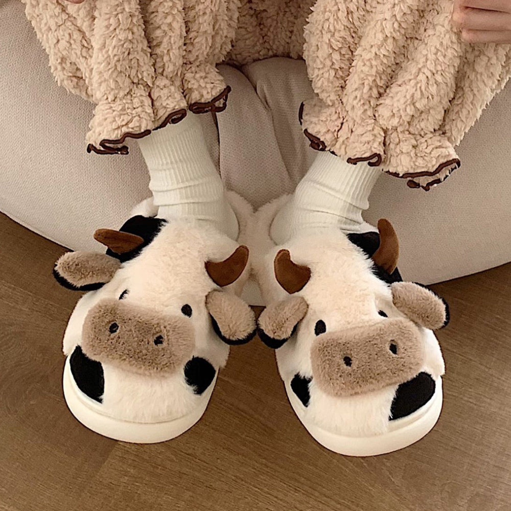 cute cow roomshoes