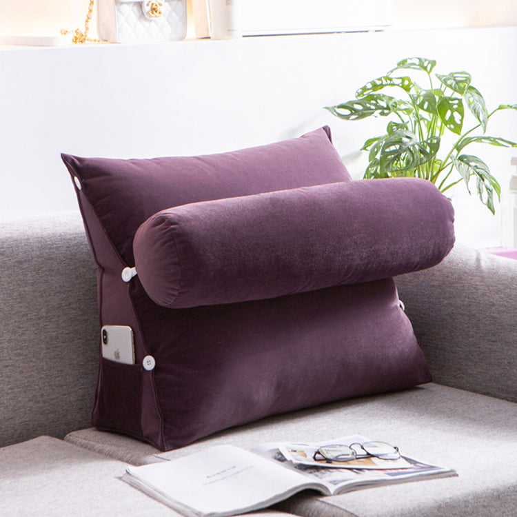 8color velvet multi backrest cushion