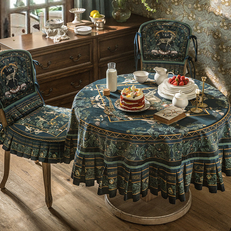 dark forest chair cover & cushion