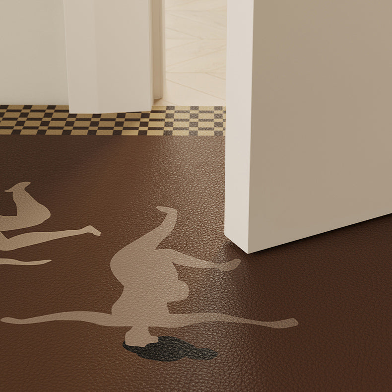 the last dance brown door mat