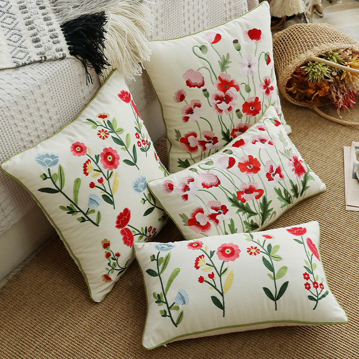 2design colorful retro flower cushion