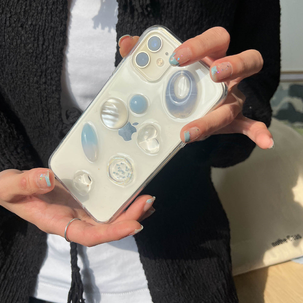 clear blue stone iPhonecase