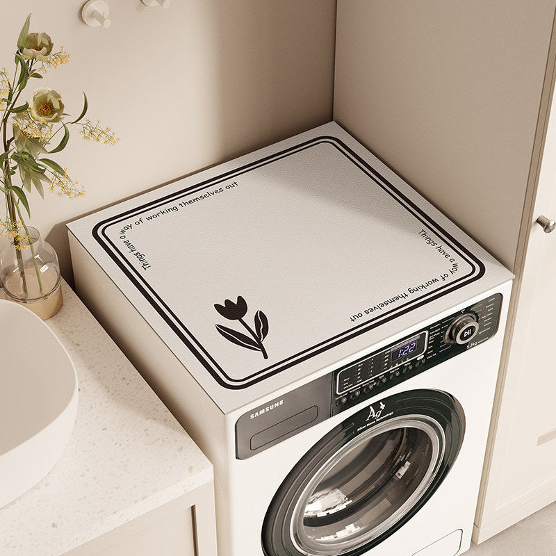 3design monotone flower laundry mat