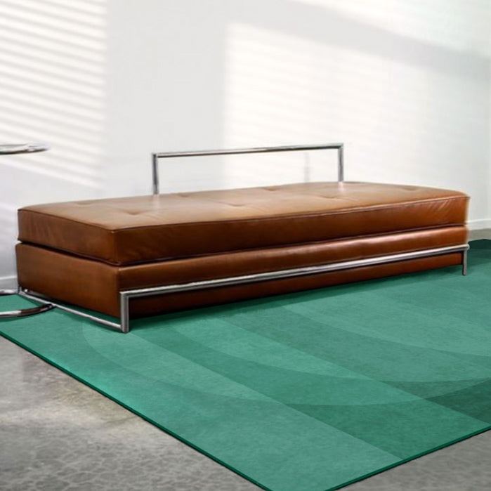8design blue & green square carpet