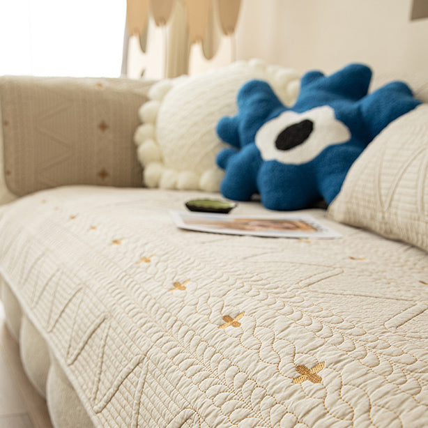 4color knit stitch sofa cover