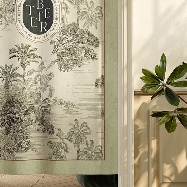 better life green curtain