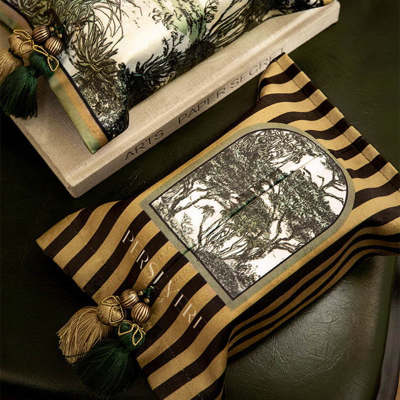 2design green persevere logo tissue case