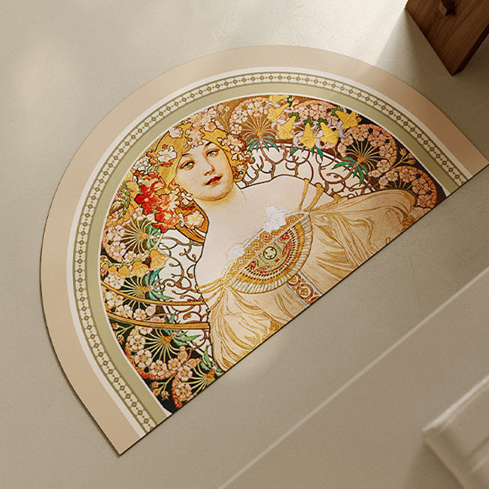 mucha whispers logo bath mat