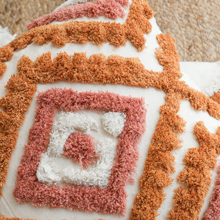 6design bohemian fringe cushion