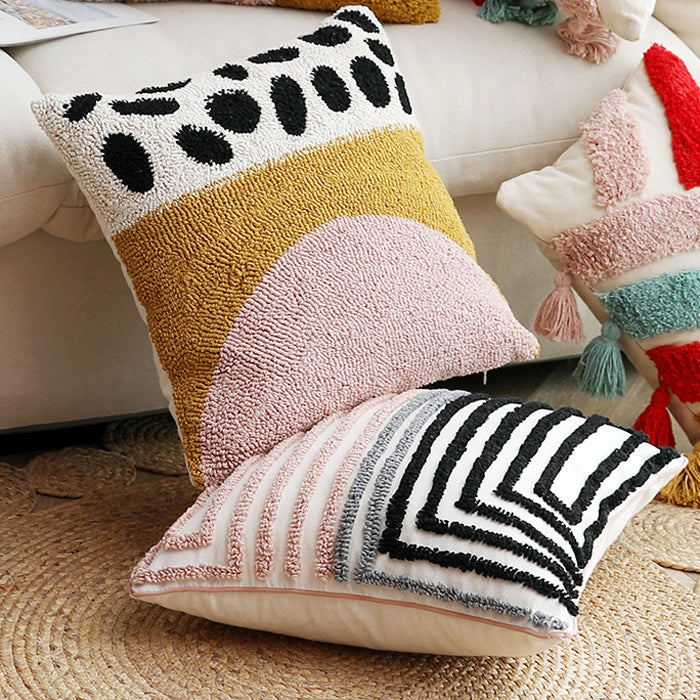 5design mottled colorful cushion