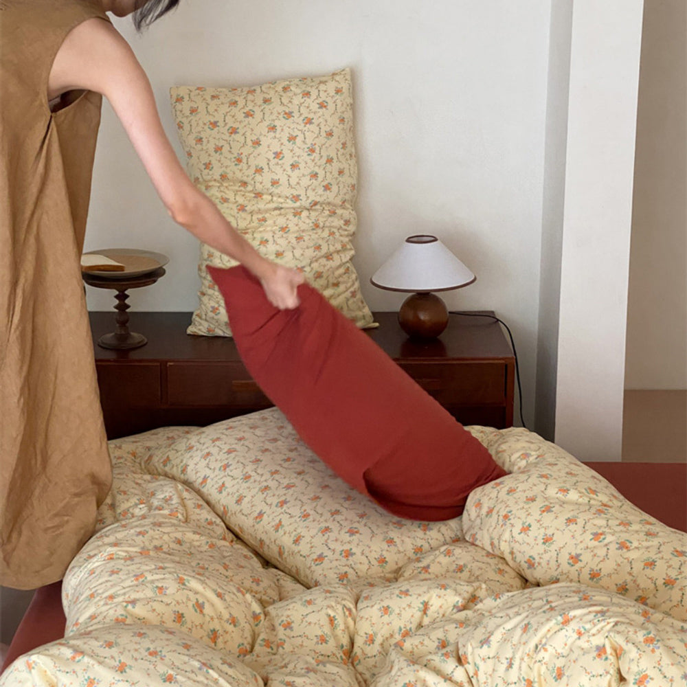 4design natural print bedlinen set