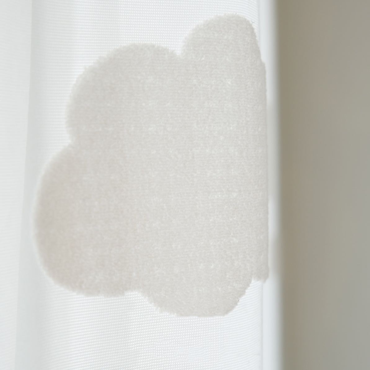 cloud pattern lace curtain