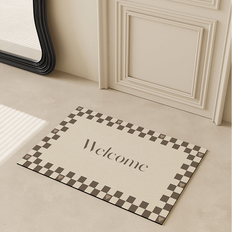 4color welcome waterproof door mat