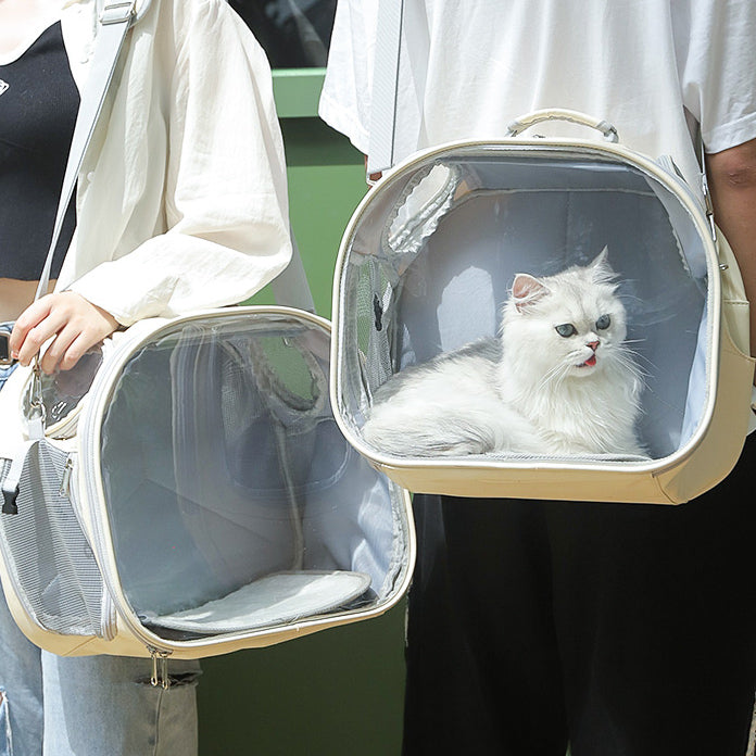 clear pet carry bag