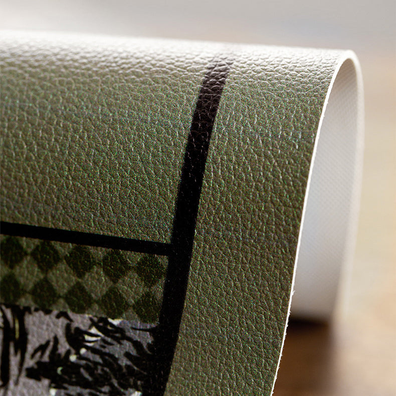 green persevere logo table mat