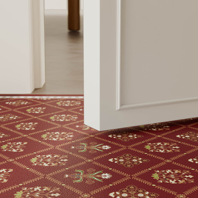 3design nordic flower door mat