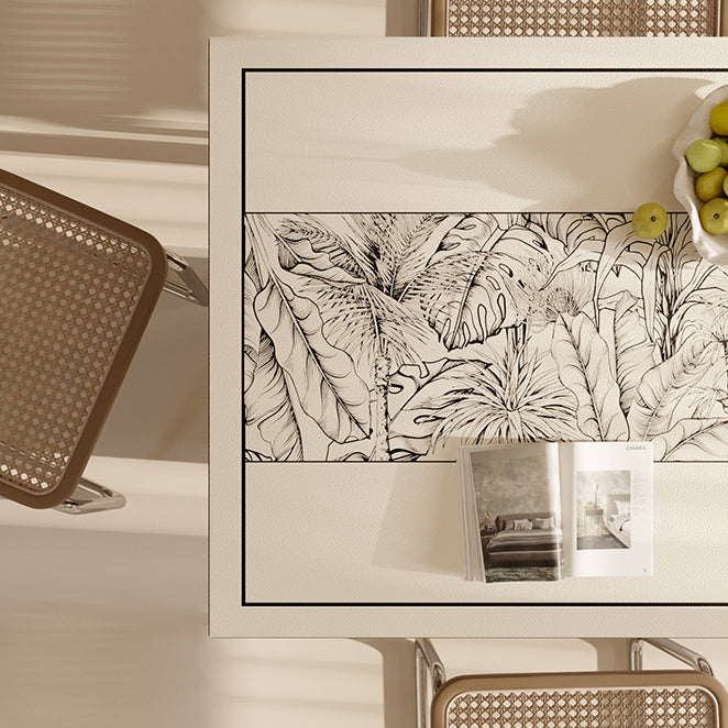 lucky logo luxury table mat