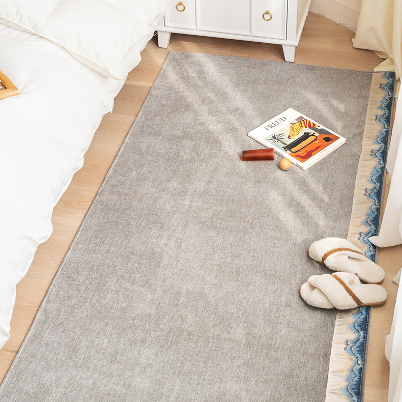 5color side embroidery floor mat