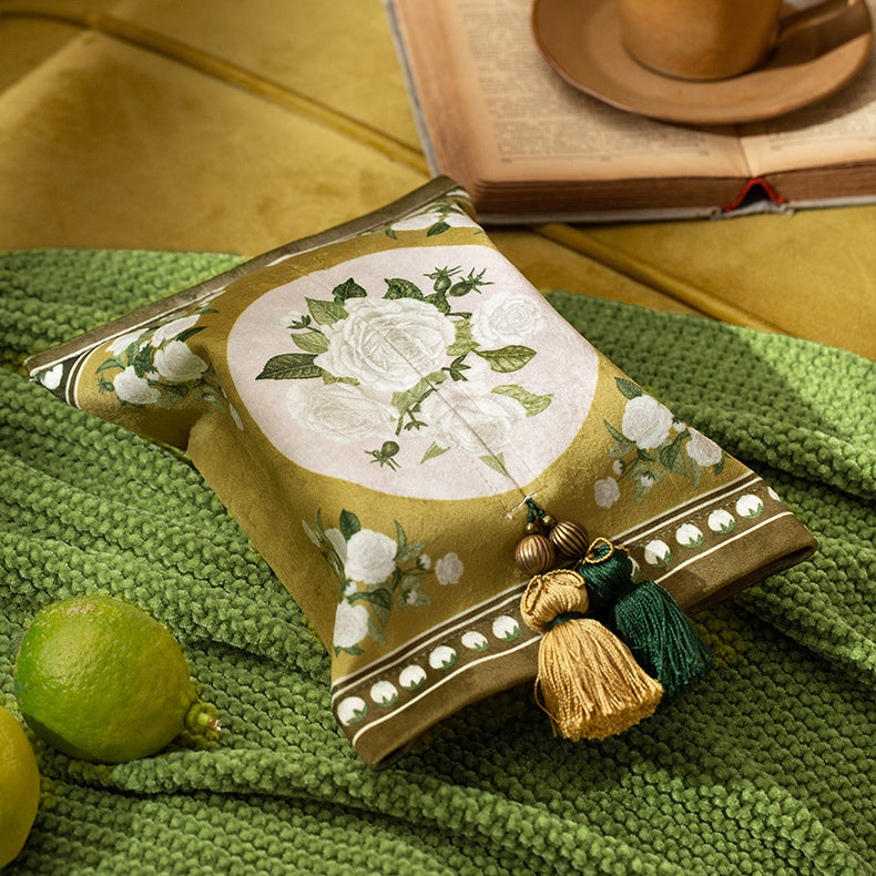 2design white rose tissue case