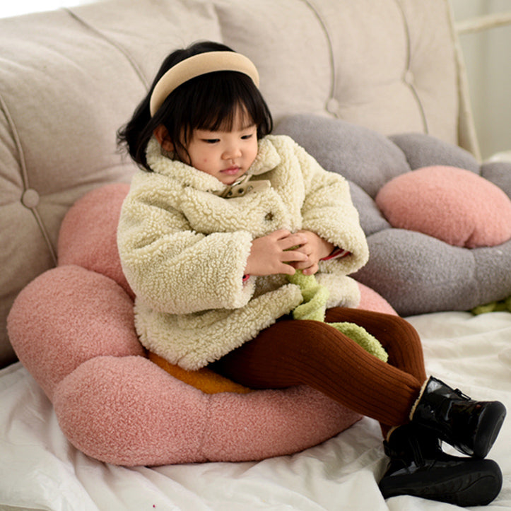 2design 5color big flower cushion