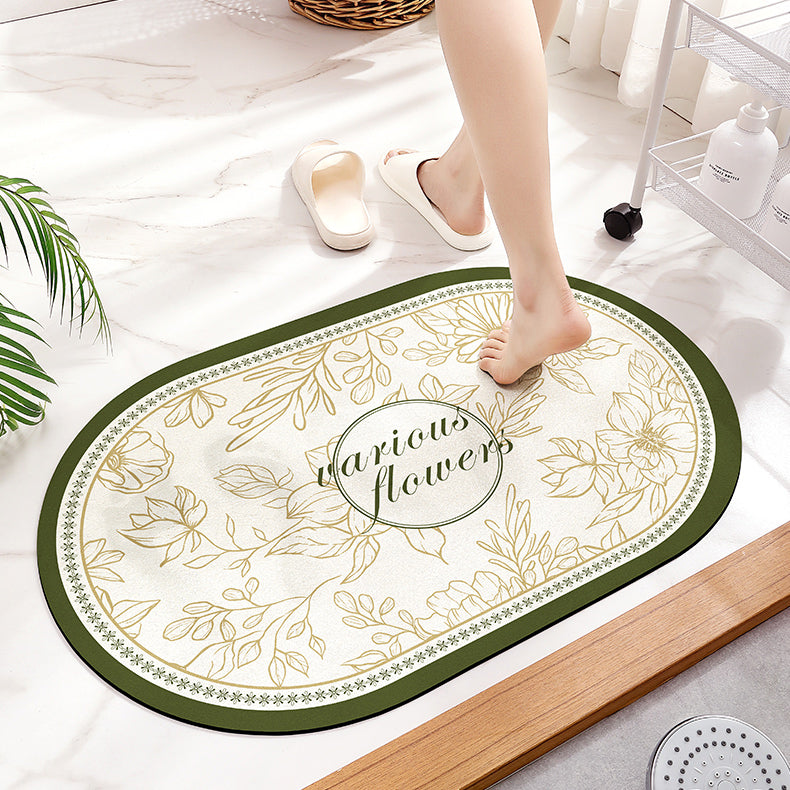 7design elegant logo bath mat