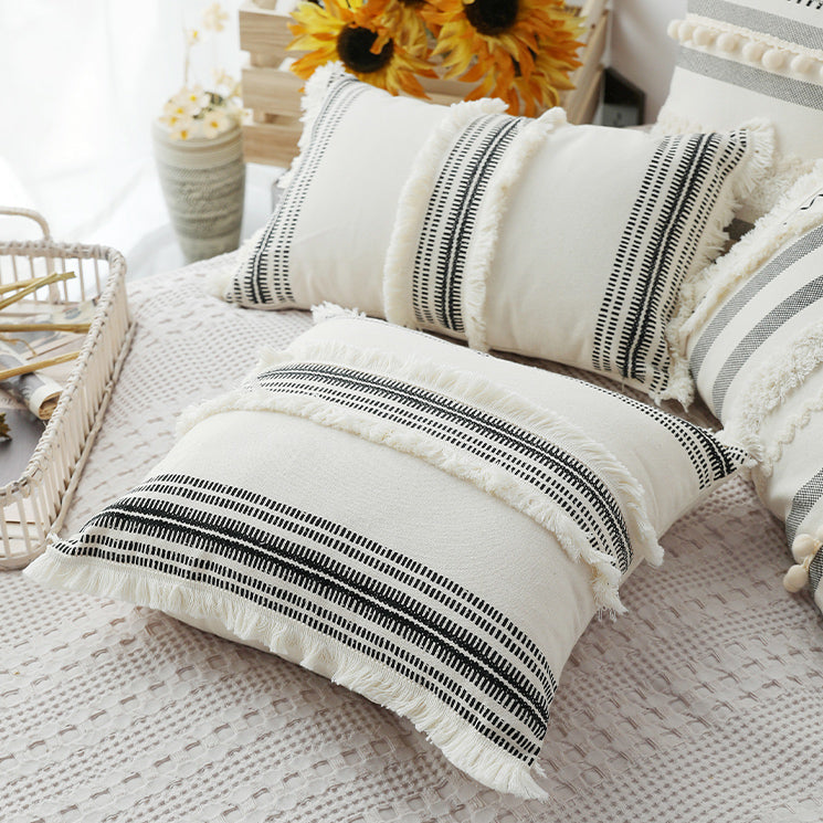 2design border fringe cushion