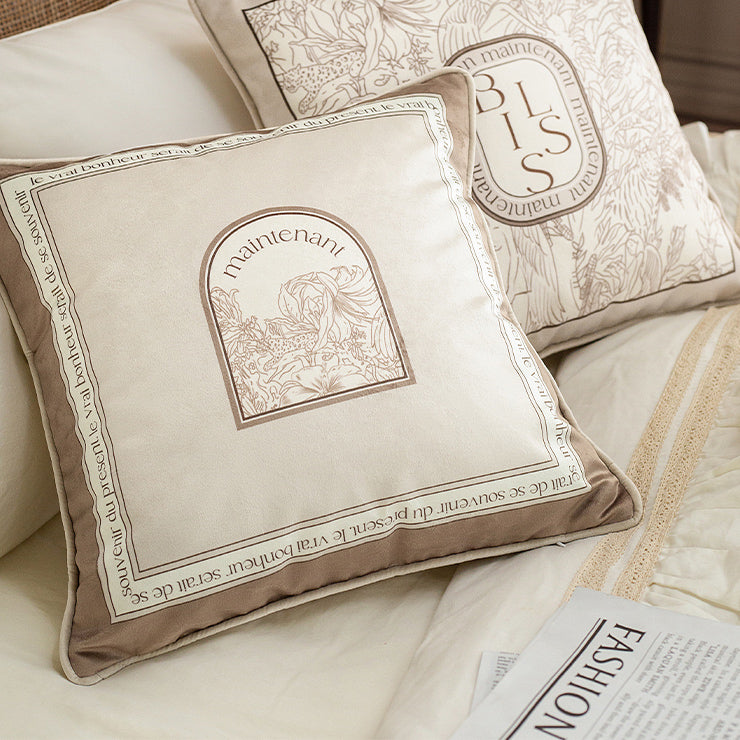 meilleure nature brown cushion