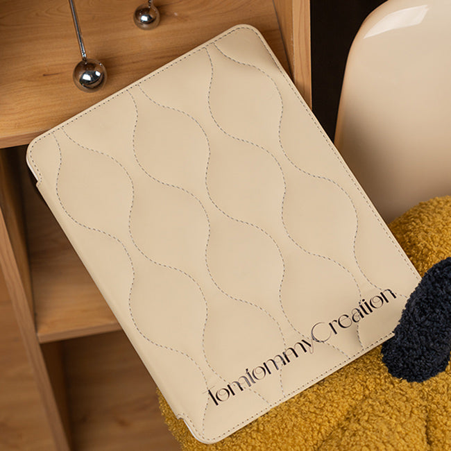 leather stitch iPad case