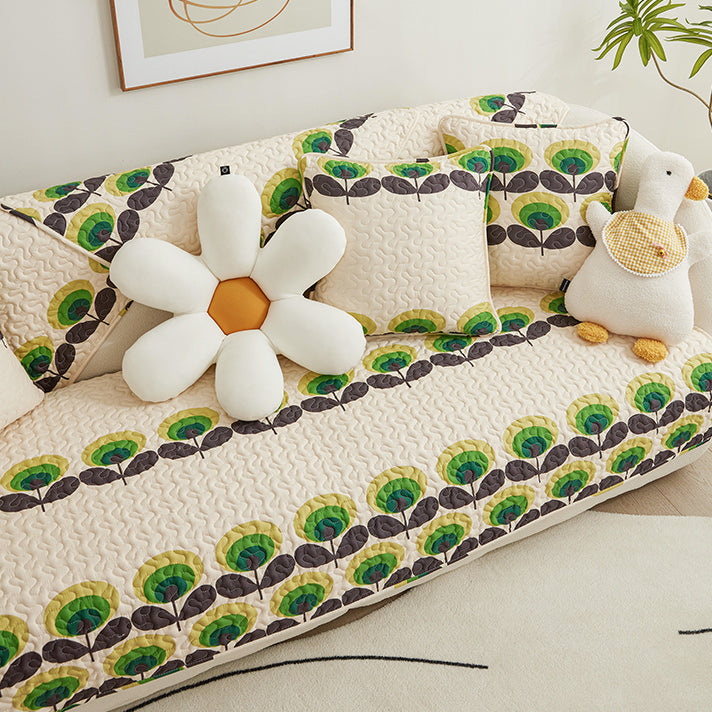 4design retro girly flower cushion