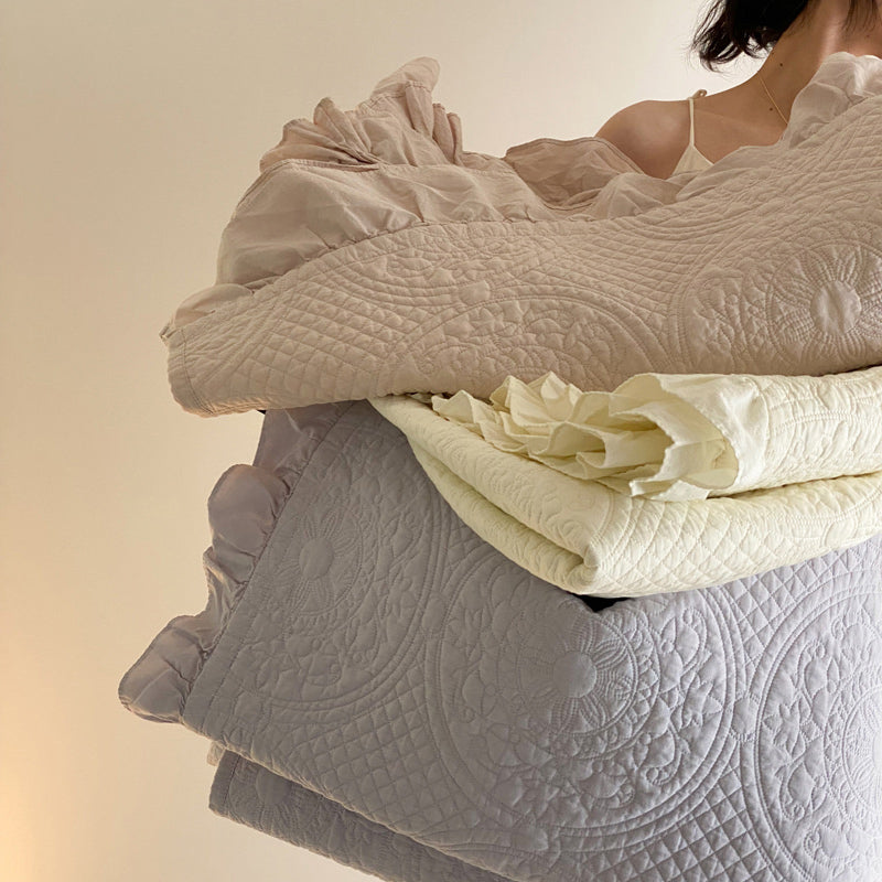 3color quilting embroidery mattress sheets & pillow sheets
