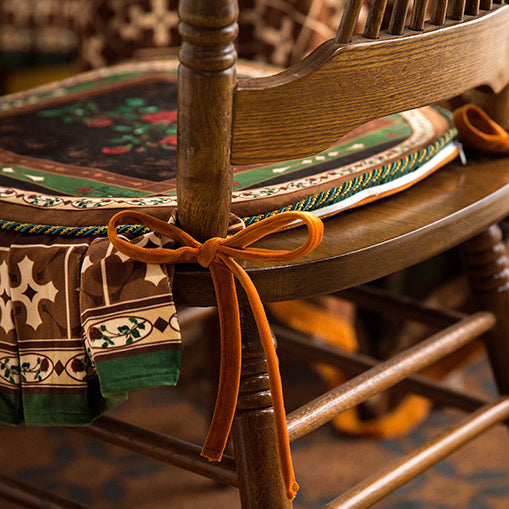 european rose art chair cover