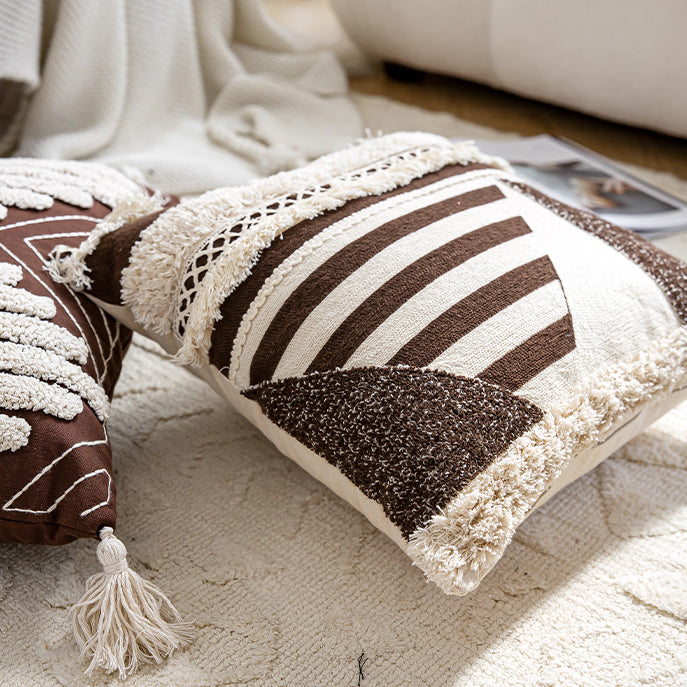 6design bohemian boa cushion