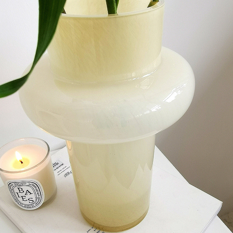 natural beige cylinder vase
