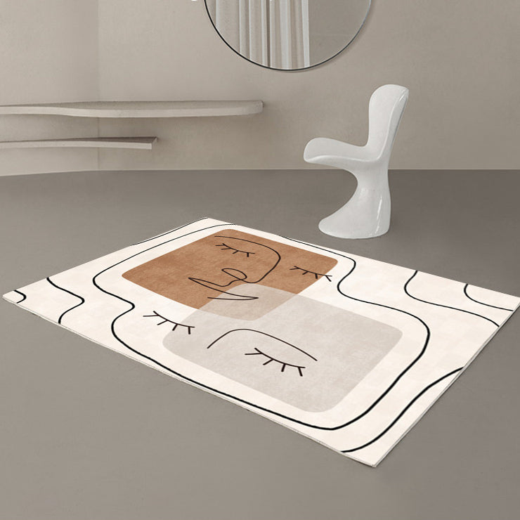 3design face square carpet