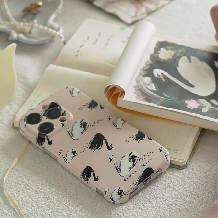 swan shadow iPhone case