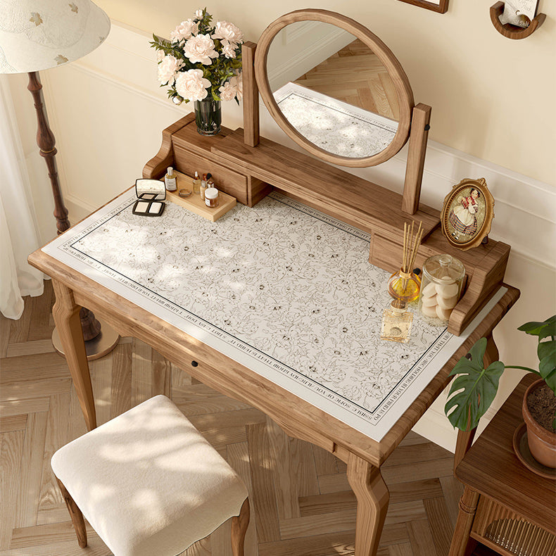 monotone dream simple dresser mat