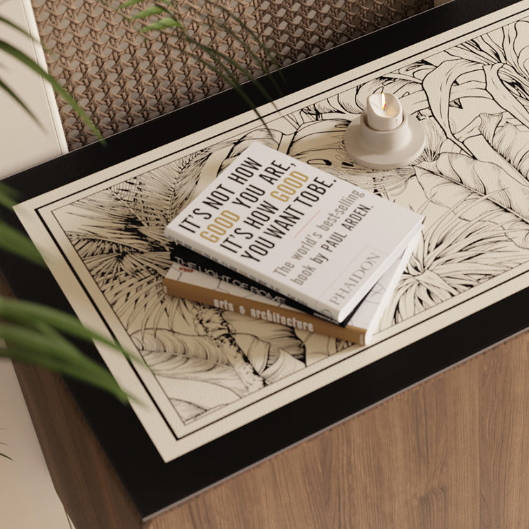 lucky logo luxury long shelf mat