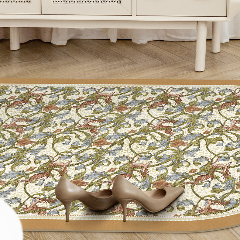 2design vintage deer door mat