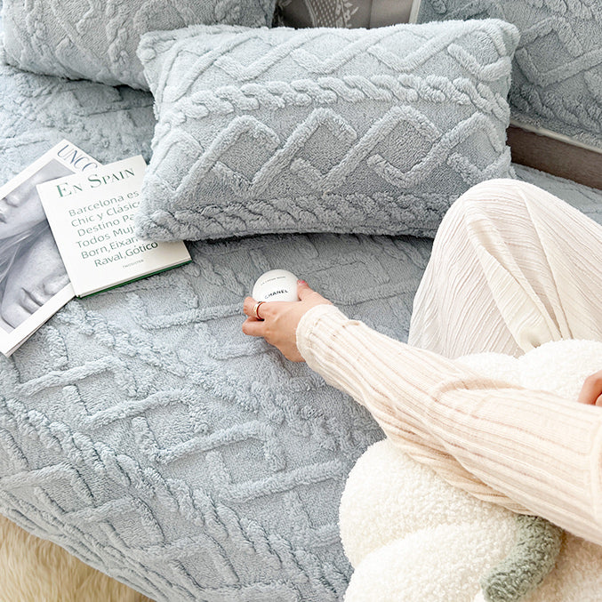 5color cable boa sofa cover