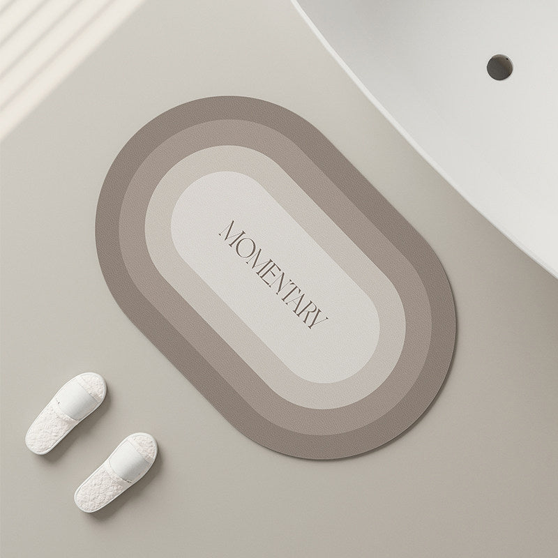 3color momentary gradation bath mat