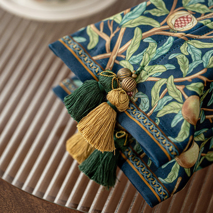 american retro pomegranate tissue case
