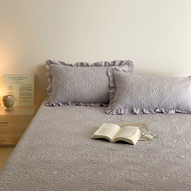 3color quilting embroidery mattress sheets & pillow sheets