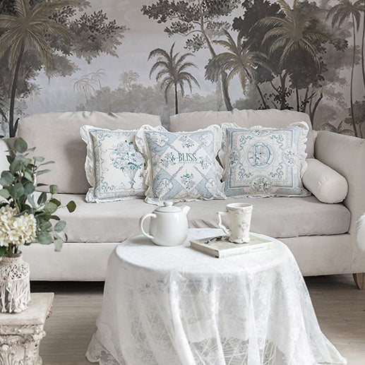 4design crystal blue cushion