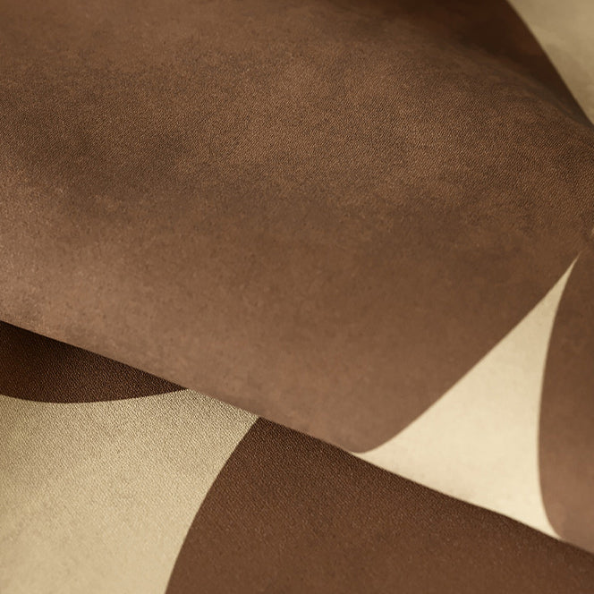 brown circle minimalism cushion