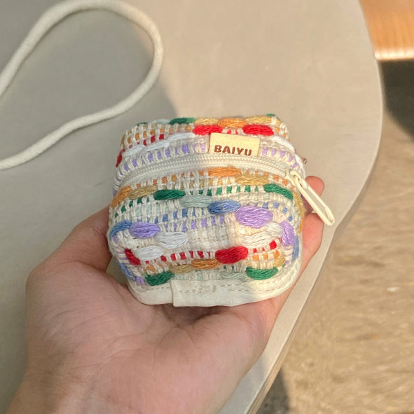 mix knit Airpods case bag