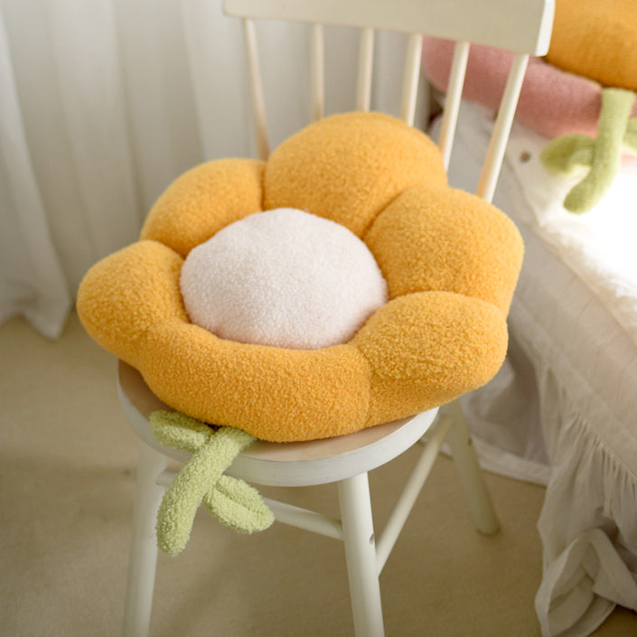 2design 5color big flower cushion